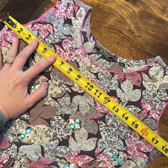 Kiana patterned dress size medium EUC - Picture 6 of 9